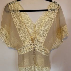 Bohemian lace top